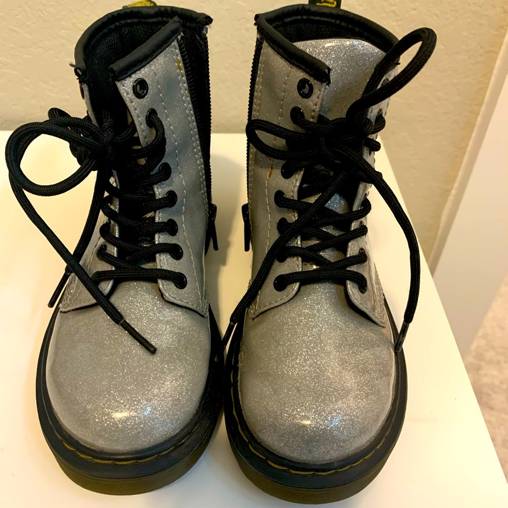 Used Dr. Martens combat boots.